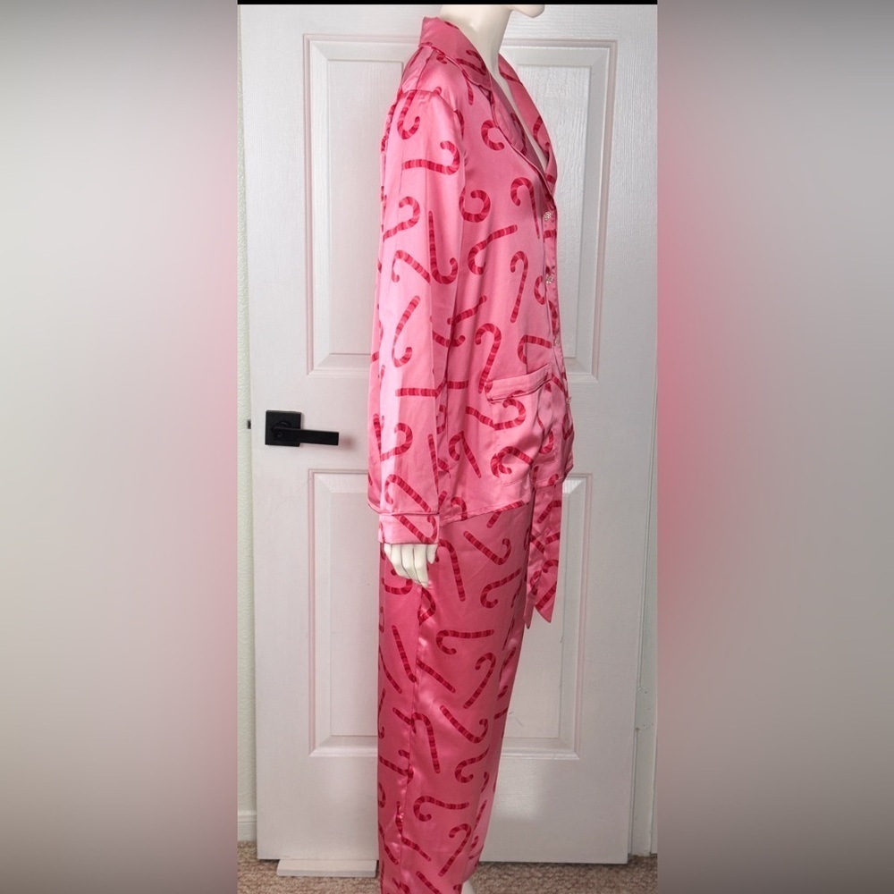 Buddy Love Pink Candy Cane Pajama Set - Picture 6 of 16